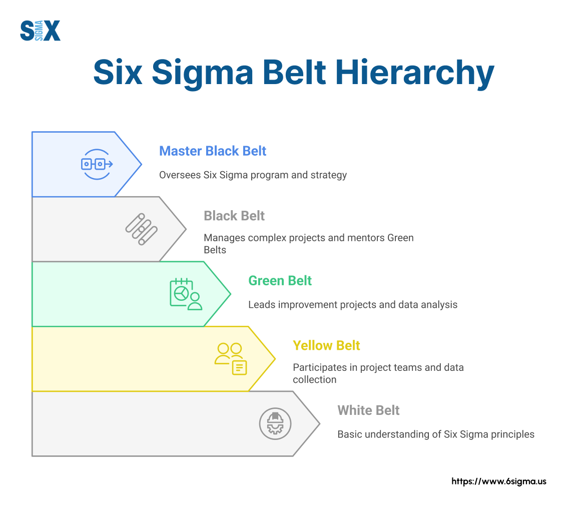 Image: Six Sigma Belt Hierarchy